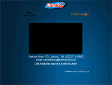 Tablet Screenshot of canal4lobos.com
